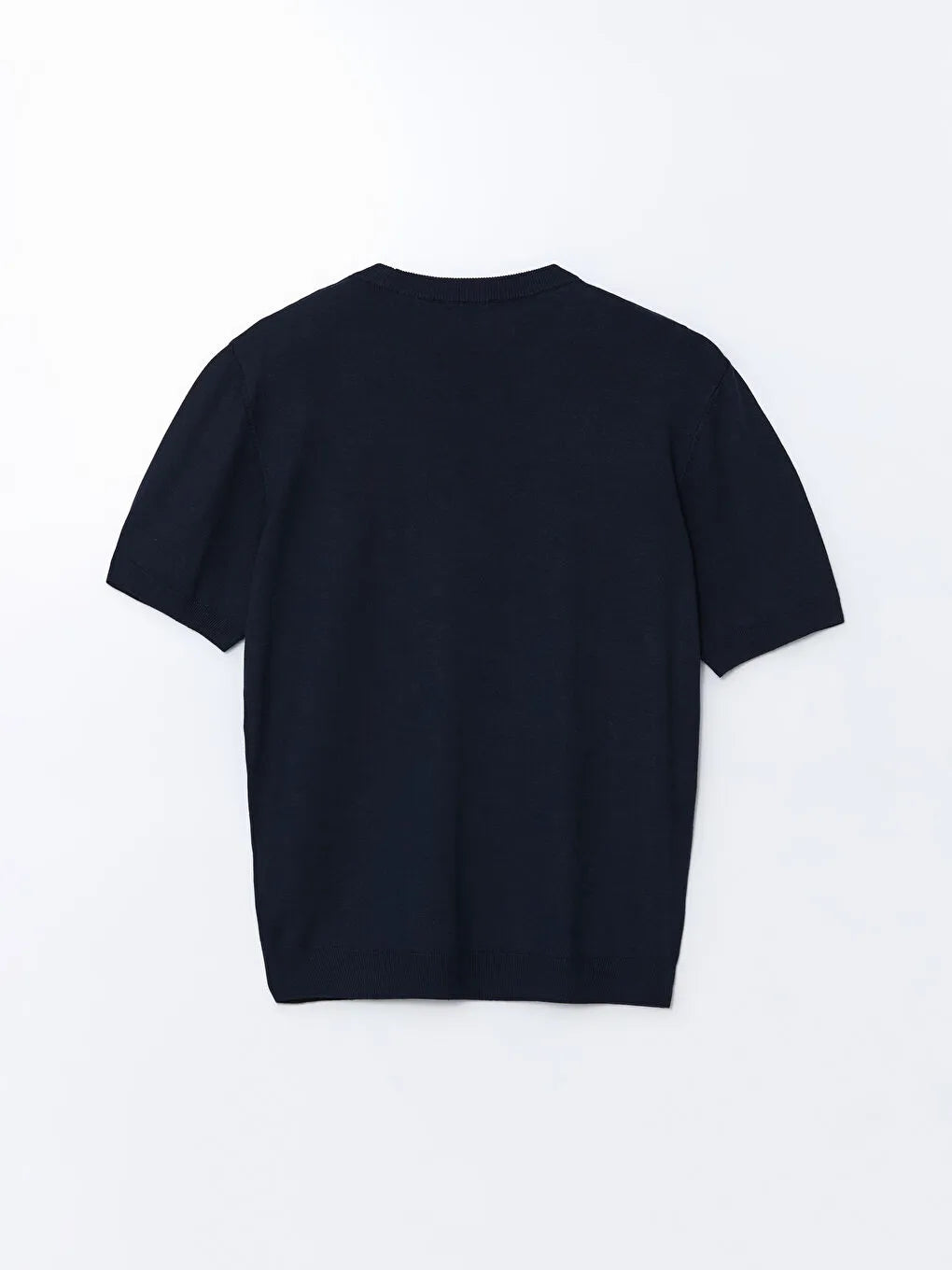 Maglione da uomo in maglia a maniche corte con girocollo