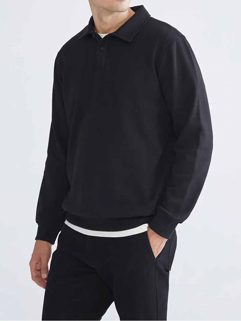 Felpa da uomo con collo alto